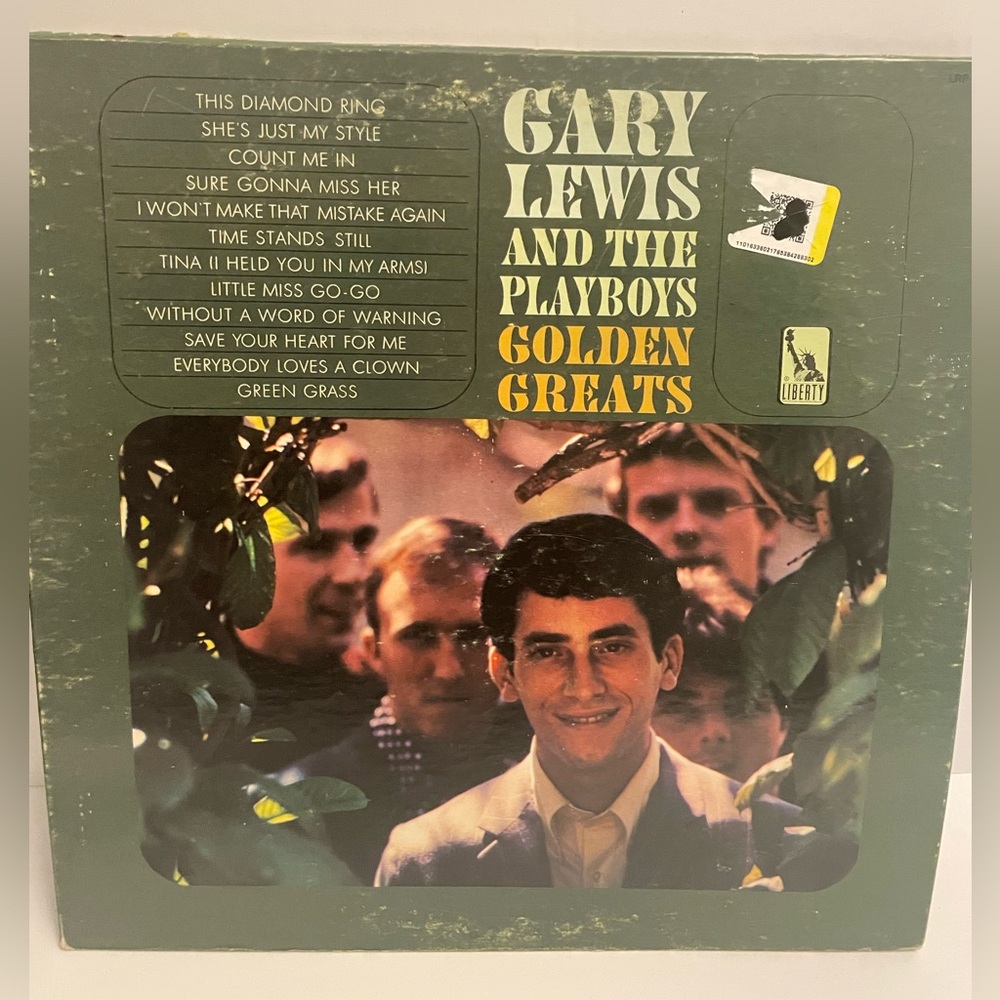 Gary Lewis and the Playboys Golden Greats Vinyl Record - Green Cover